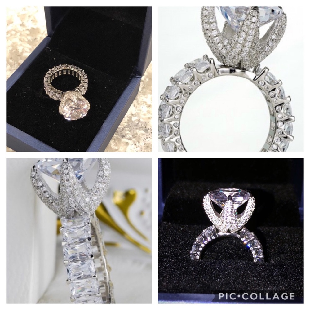 925 Sterling Silver Engagement Ring